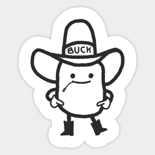 It's Buck! Sticker